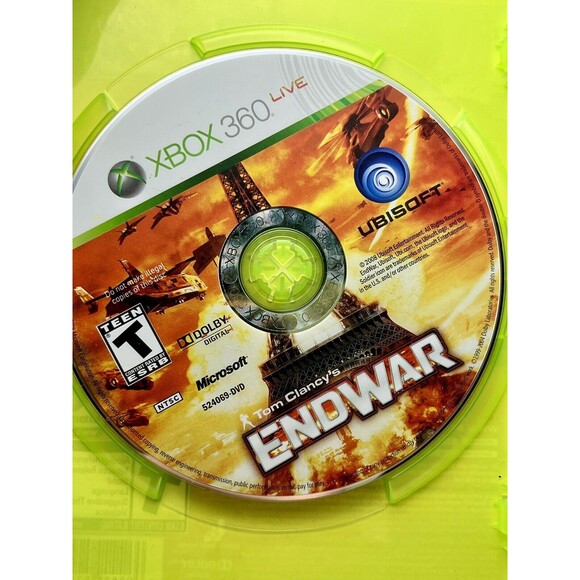 Tom Clancy's EndWar Microsoft Xbox 360 2008 CIB Used - TESTED & WORKING - Picture 5 of 6